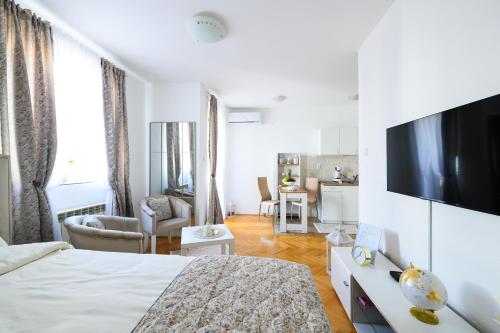 Apartman Ogi lux Kraljevo stan na dan smestaj u Karadjordjevoj ulici Stara carsija luksuzni apartman sa terasom parkingom